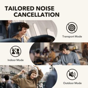 Soundcore Life Q30 Hybrid Active Noise Cancelling Headphones With Multiple Modes, Hi-Res Sound, 40H Playtime