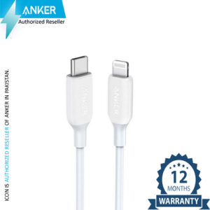 Anker PowerLine III USB-C to Lightning Cable 3ft-White - A8832H21