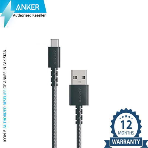 Anker PowerLine Select + USB-A to USB-C 2.0 6ft-Black - A8023H11