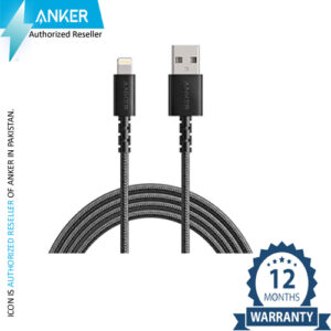 Anker PowerLine Select+ USB Lightning Cable (6FT/1.8M)-BLACK – A8013H11