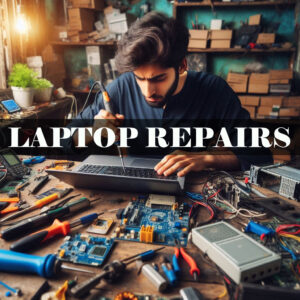 Laptop repair services in Karachi.